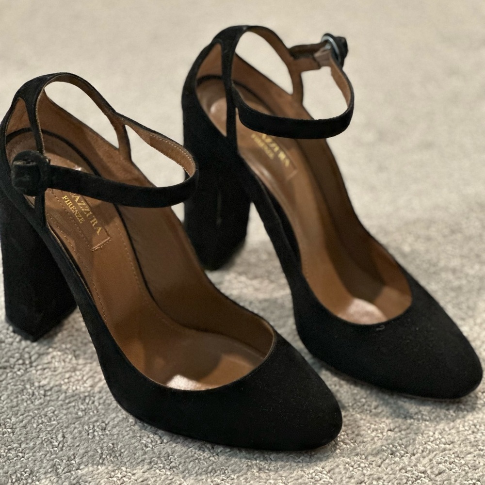 Aquazarra Suede Heels